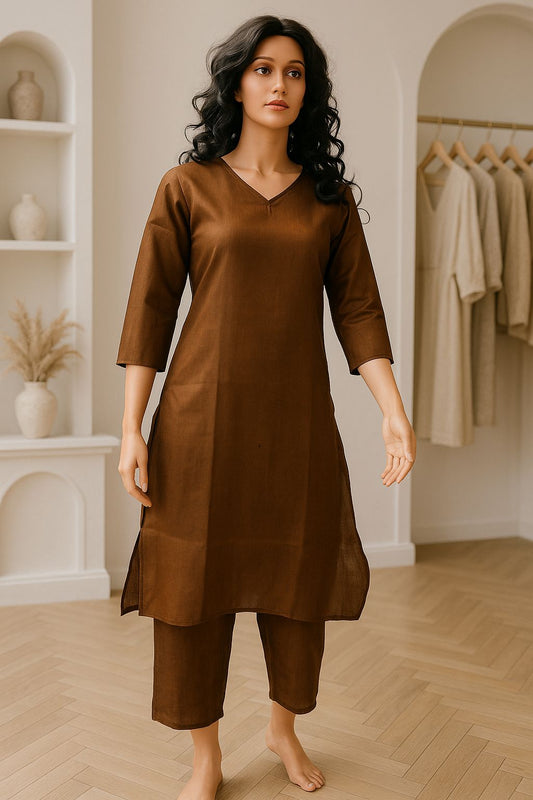 Green silk Co-ord set